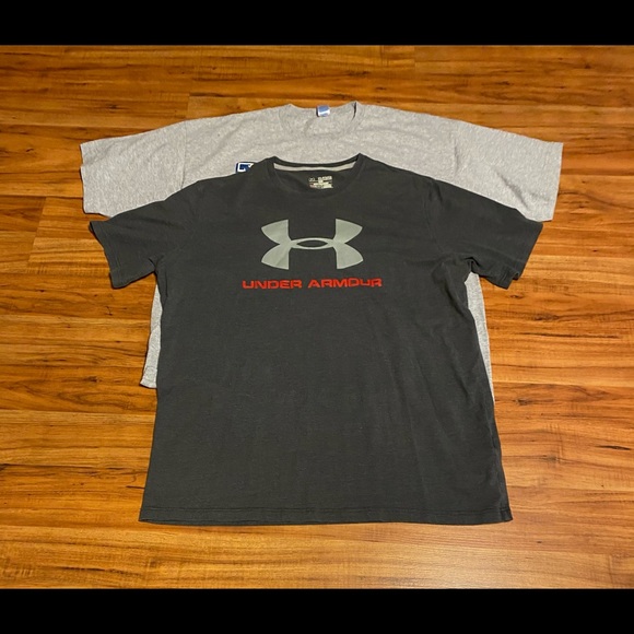 🎉Host Pick🎉 Under Armour and Walmart Men’s shirts Bundle Size 2XL (2) - Picture 1 of 16